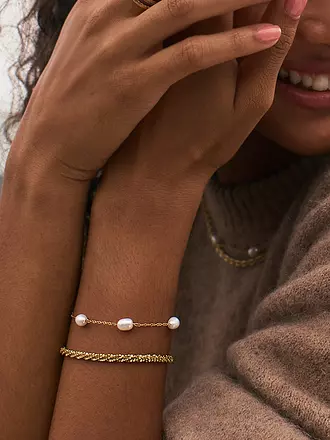 EDBLAD | Armband PERLA MULTI Gold | 